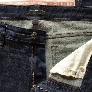 Banana republic men’s slim straight dark denim